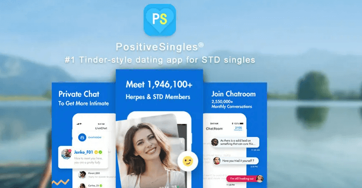 Positive Singles App Interface
